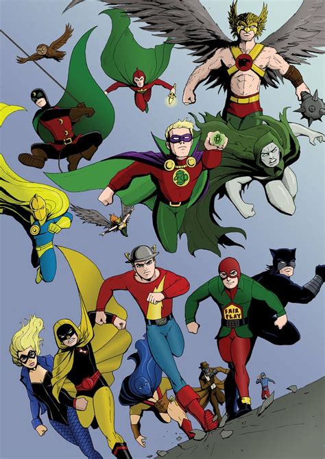Justice Society Of America By Danthompson82 On Deviantart Justice