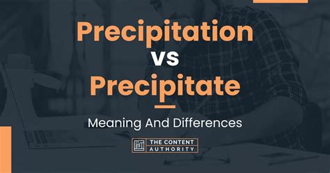 Precipitation Vs Precipitate Meaning And Differences