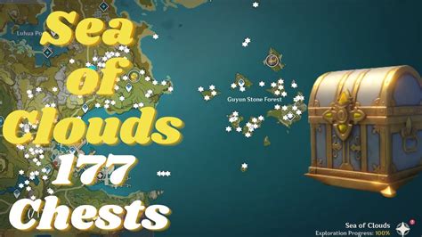 All 177 Chests In The Sea Of Clouds 100 Exploration Genshin Impact