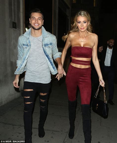 Chris Hughes Packs On Pda With Girlfriend Olivia Attwood Daily Mail Online