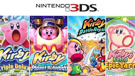 Evolution Kirby Games on 3DS - YouTube