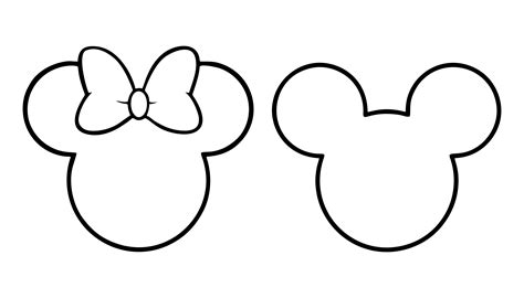 10 Best Minnie Mouse Stencil Printable Pdf For Free At Printablee
