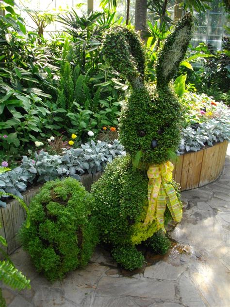 Bunny Topiary Déco Jardin Topiaire Jardins