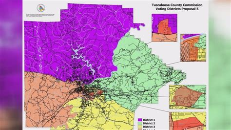 Tuscaloosa County Oks Redistricting Map Wvua 23