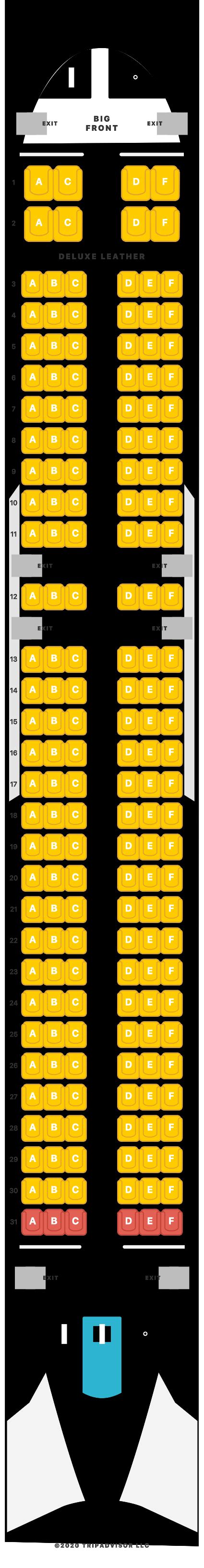 Spirit Airlines Seating Chart A320 Bruin Blog