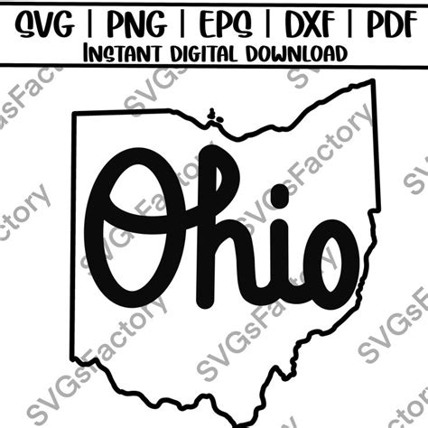 Script Ohio Svg And Png Digital Download Etsy In 2021 Digital