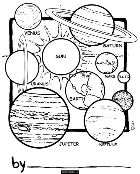 Planets Solar System Coloring Page Planets 3 Coloring Page Coloring Home