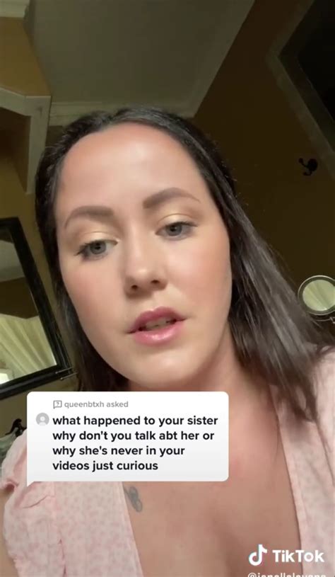teen mom jenelle evans claims her jealous estranged sister ashleigh has mental health issues