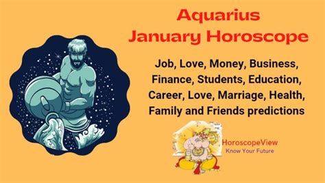 Aquarius January 2023 Horoscope Health Money And Love