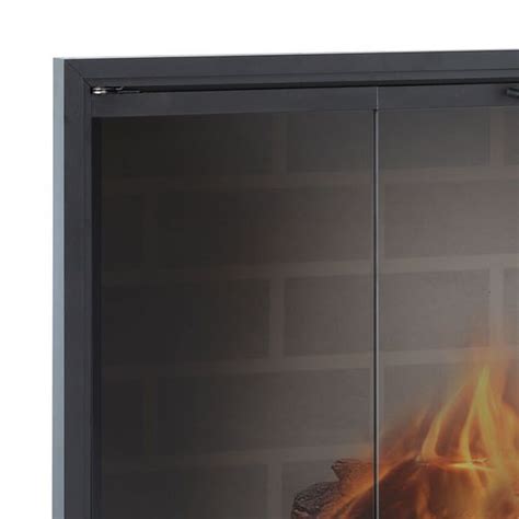 Stiletto Masonry Fireplace Glass Door Woodland Direct