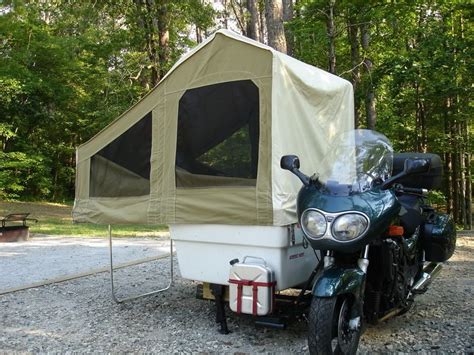 Motorcycle Pop Up Tent Trailer