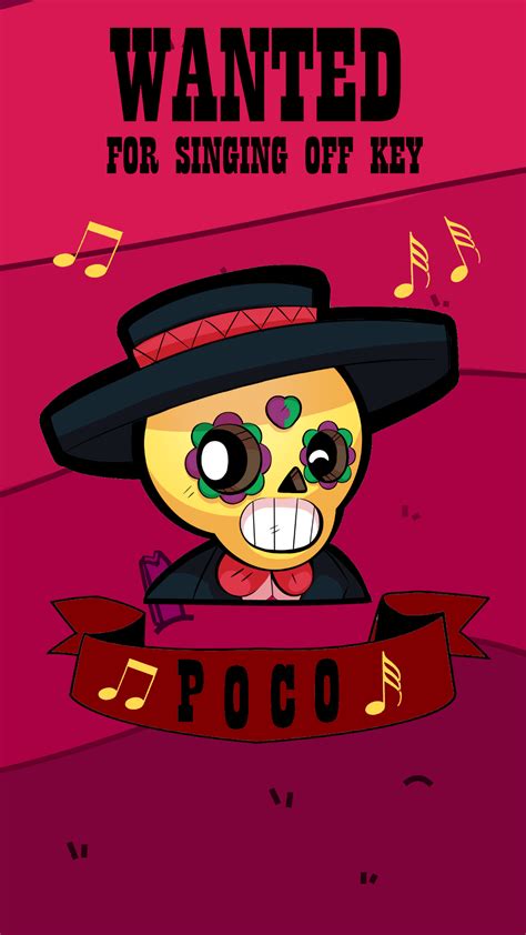 Poco fires damaging sound waves at enemies. Brawl Stars Wallpapers - Wallpaper Cave