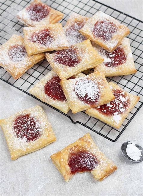Puff Pastry Jam Tarts Healthy Life Trainer