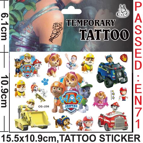 Paw Patrol Party Tattoos Online Bestellen Party Spirit