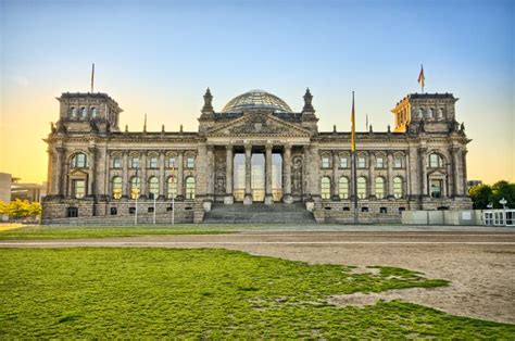 Edificio Reichstag Sede Del Parlamento Tedesco Deutscher Bundestag A