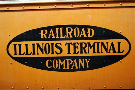 Illinois Terminal Railroad Company Logo Railroad Old Signs