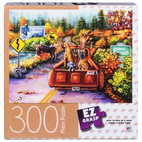Ez Grasp 300 Piece Jigsaw Puzzle Moose Crossing