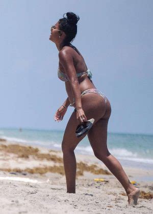 Eniko Parrish In Bikini On The Beach In Palm Beach Gotceleb