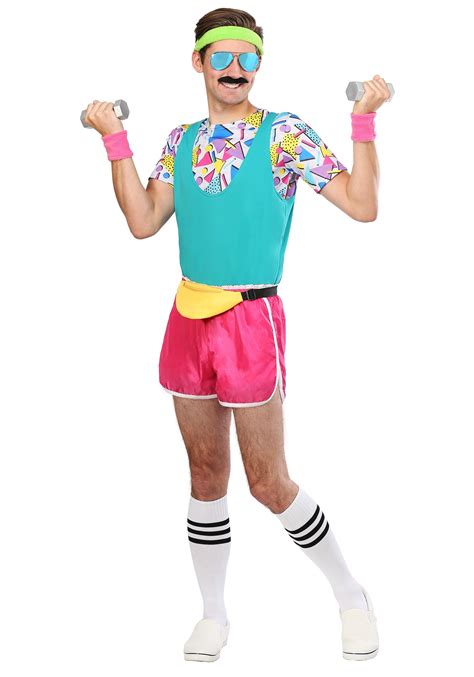 Adult Work It Out 80s Costume | 80s Costumes