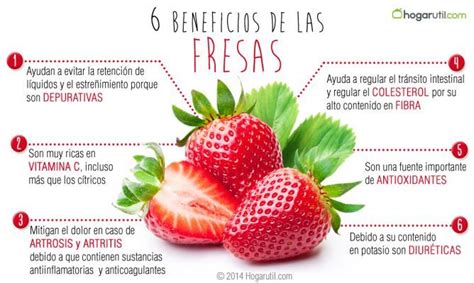 Beneficios De Las Fresas Infograf As Y Remedios