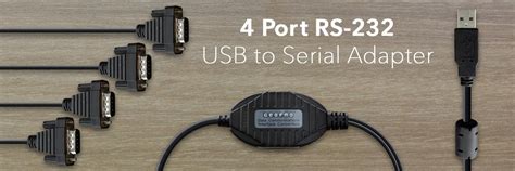 Gearmo 4 Port Usb To Serial Ftdi Cable For Ma Pc Linux With Windows 10 Certified