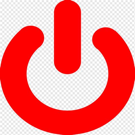 Power Symbol Computer Icons Buttons Red Power Symbol Power Png