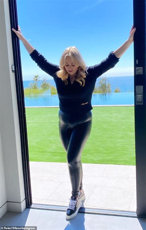 Rebel Wilson Shows Off Her Jaw Dropping Figure In Skintight Pvc Pants