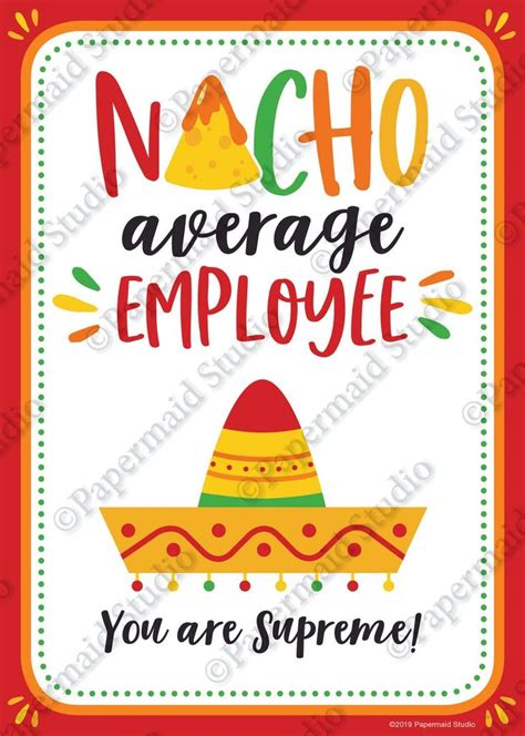 Employee Appreciation Card Printable Thank You T Card Etsy In 2022