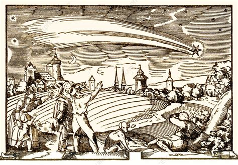 Great Comet Of 1577 Historical Artwork Stock Image C0138955