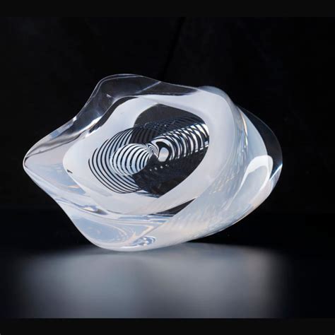 Blown Art Glass Sculpture Parallax By Tim Rawlinson Boha