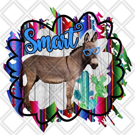 Smart Donkey Frame Digital Download Instand Download Do It Yourself