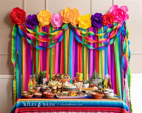 How To Host A Mexican Taco Bar Fiesta Riles And Bash