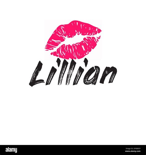 Lillian Girl Name Stock Photo Alamy