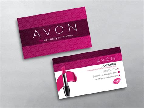 Avon Business Card 01 Free Business Card Templates Avon Business