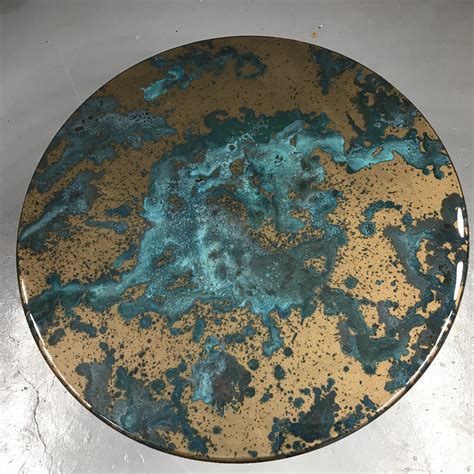 Bronze Patina Plates Creative Tableware Art Licence Plates Art