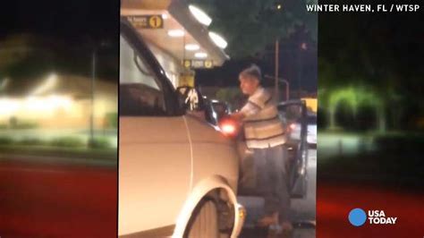 Man Caught On Camera Punching Woman In Drive Thru