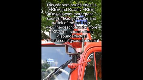 La Cucaracha Horn Sound Effect Car Horn Sound Effect No Copyright