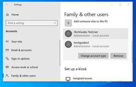 Add Local User Windows 10 How To Add A Local User In Windows 10