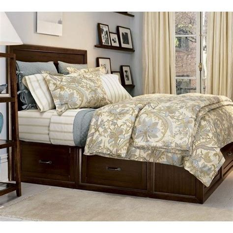 Captain beds have drawers down one or both long sides of the bed. Stratton Storage Platform Bed with Drawers liked on ...