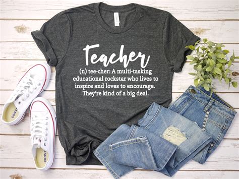 Teacher Shirts Teacher Definition Shirt Teacher T Shirt Etsy