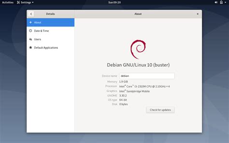 Debian 10 ‘buster Released See Screenshots Opensourcefeed