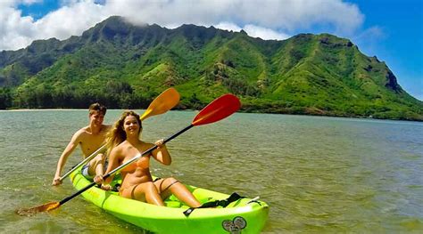 Kayak Oahu With Us Join Our Hawaii Adventure Tours Near Laie Hi And Pcc