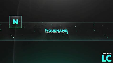 Free Gaming Banner Light Blue Simple Banner Youtube