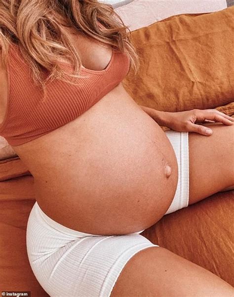 Heavily Pregnant Big Brother Star Krystal Forscutt Shows Off Her