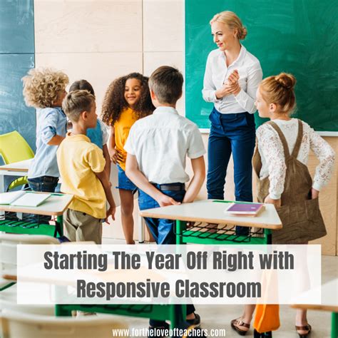 Starting The Year Off Right With Responsive Classroom ~ For The Love Of