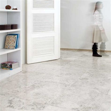 Silver Clouds Polished Marble Tiles 18x18 Marble System Inc