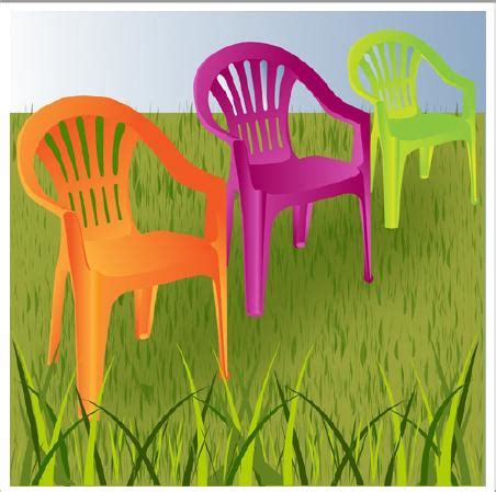 Comment peindre des chaises de jardin en plastique  BricoBistro