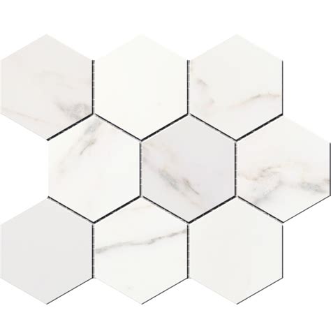 Artico White Home Hexagonal Mosaic Indoor Tiles Laceys Ireland