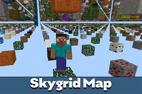Download Skygrid Map For Minecraft Pe Skygrid Map For Mcpe