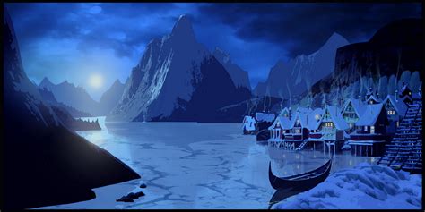 Image Arendelle In Ice Artwork Disney Wiki